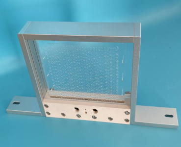 Kilo-scale Glass Microflow reactor