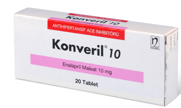 Konveril (Enalapril) 5 mg, 10 mg, 30 mg Tablet 1