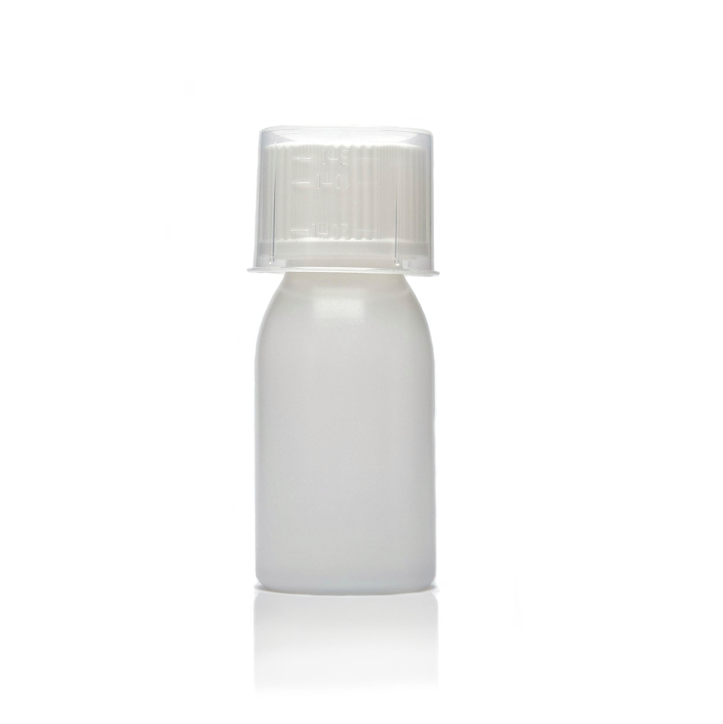KP4-75 HDPE Bottle, 75 ml, PP28 Neck 2