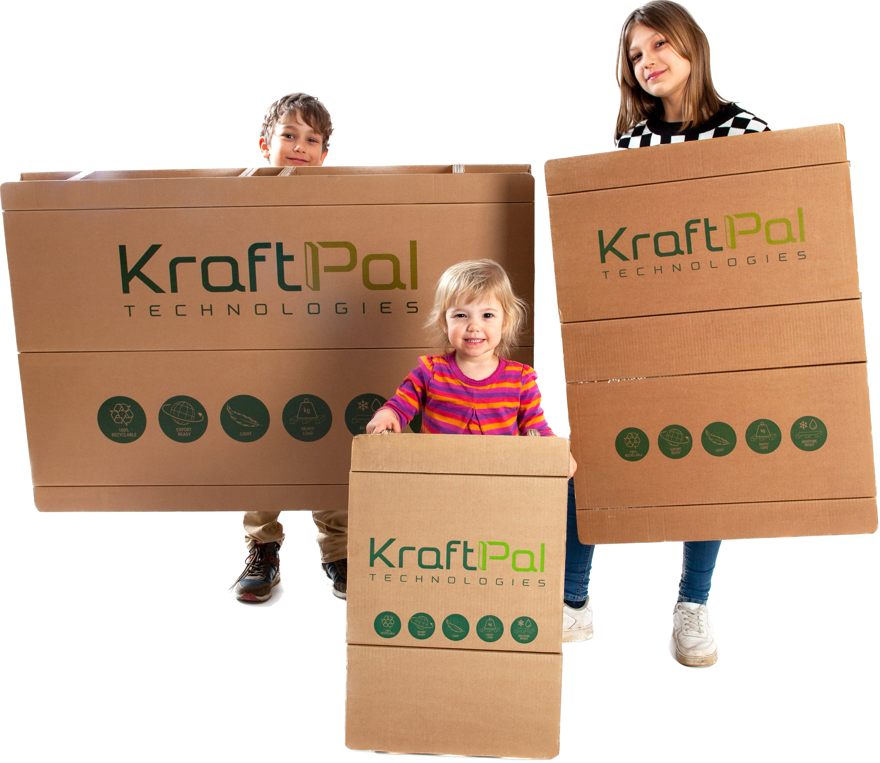 KRAFTPAL EUR1 corrugated pallet 2