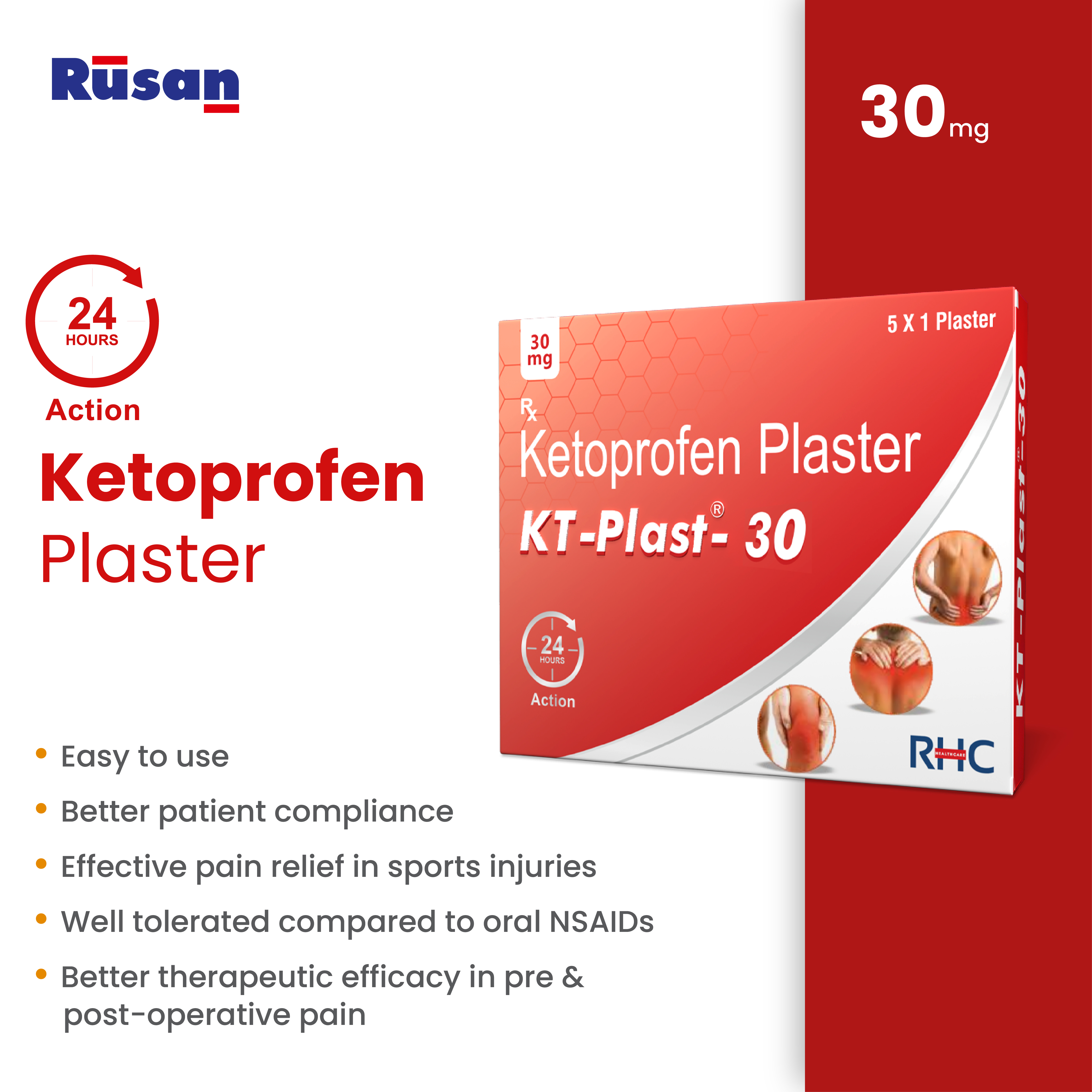 KT Plast - Ketoprofen Plaster 30mg 2