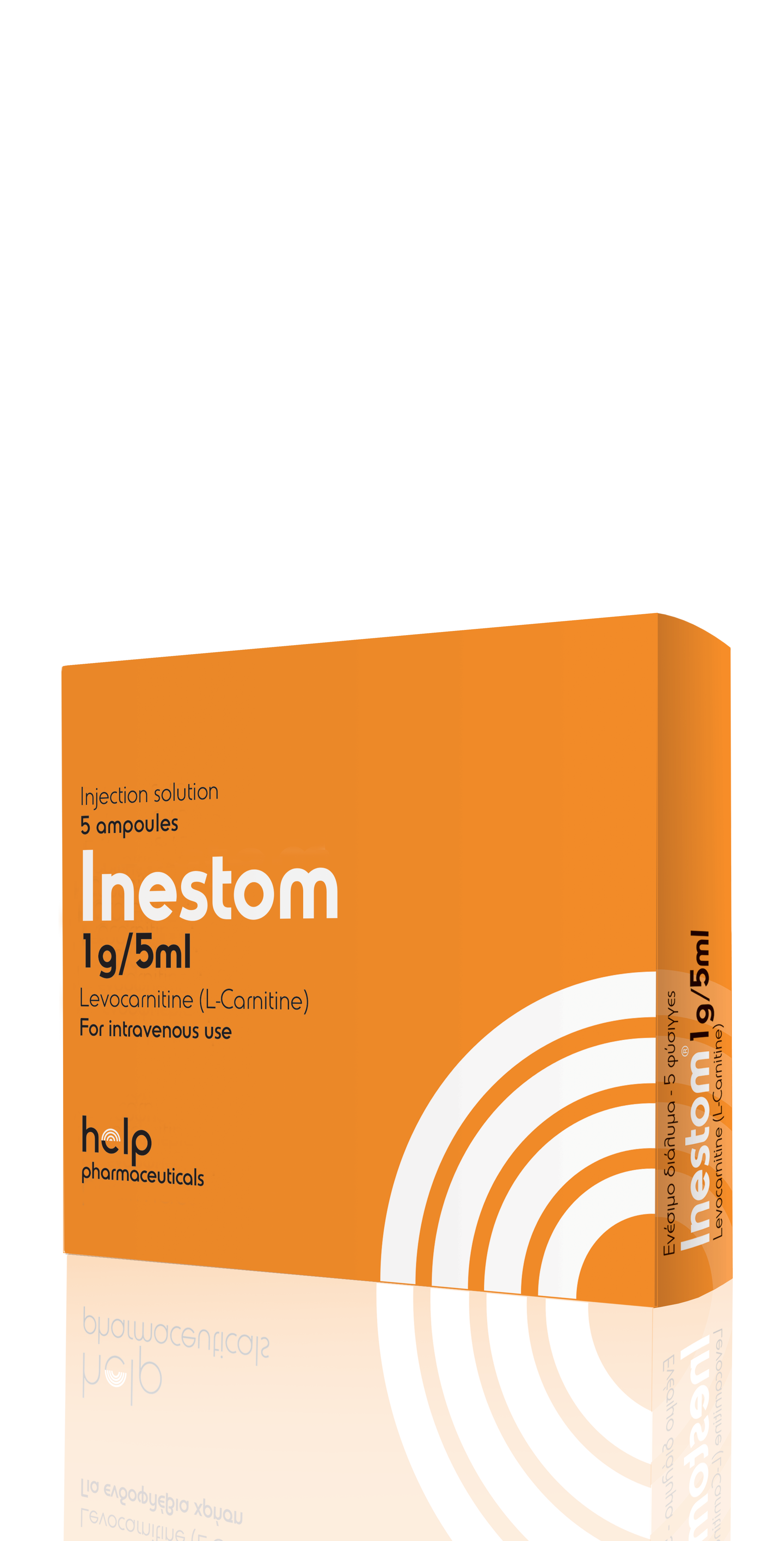 L-carnitine (Inestom) Solution for injection 1 g/5 ml