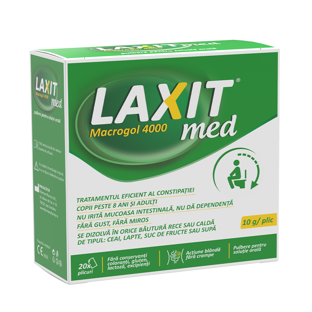 LAXIT MED 5 & 10 grams, sachets (Macrogol 4000) 2