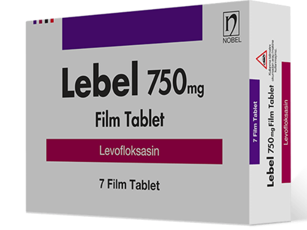 Lebel (Levofloxacin) 250 mg, 500 mg, 750 mg Film Coated Tablet 1
