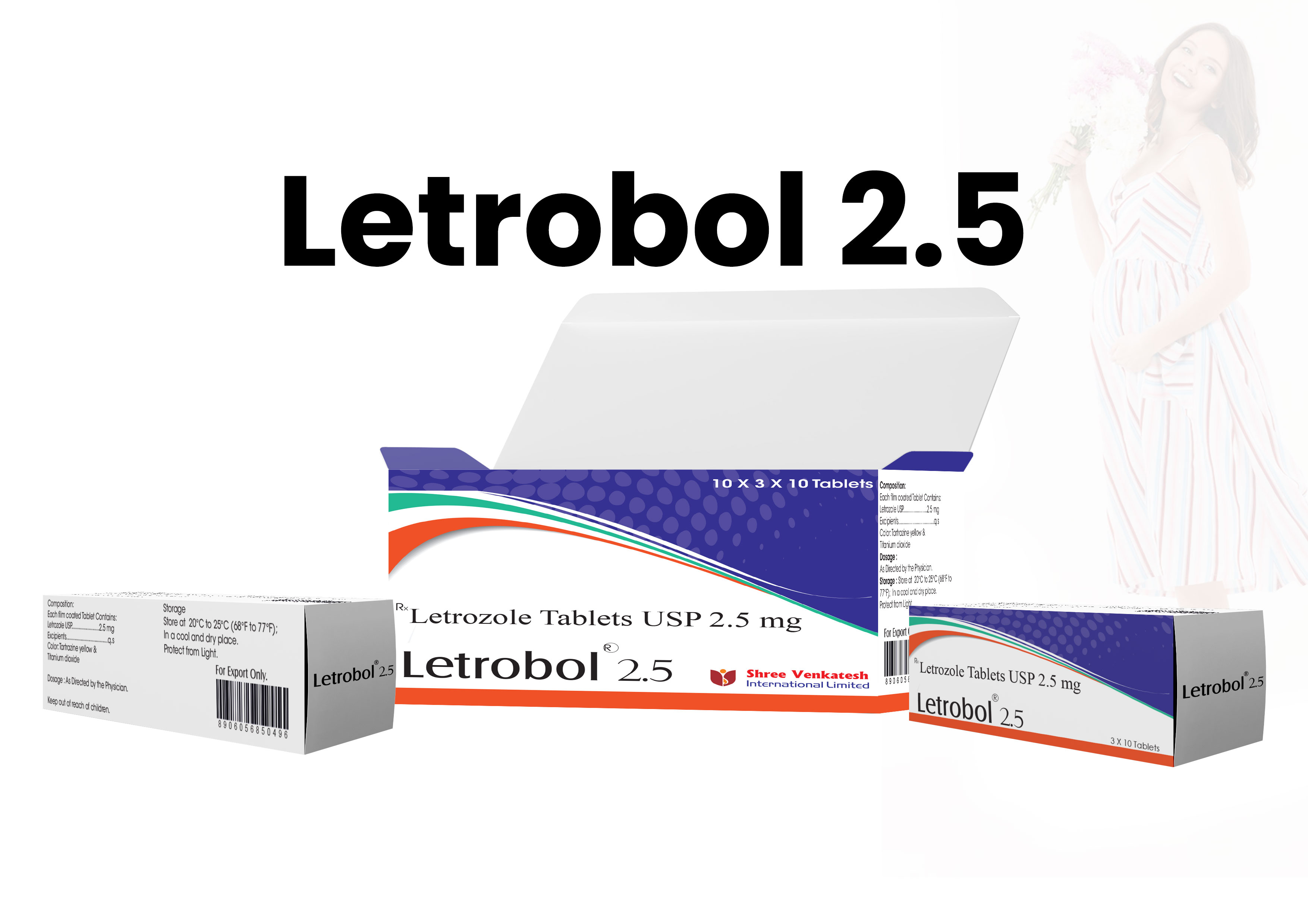 Letrozole Tablet USP 2.5 mg- Letrobol 2.5 2