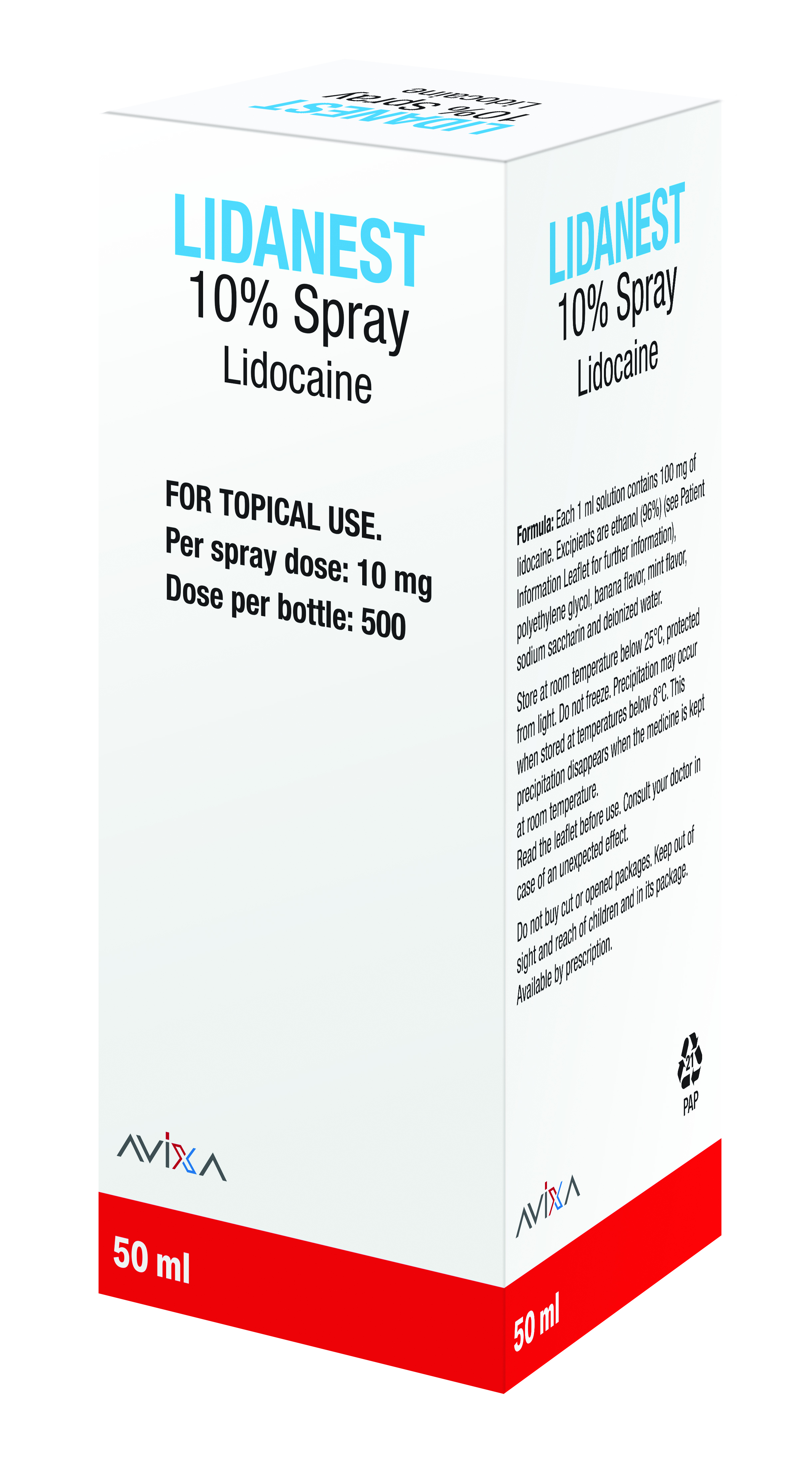 Lidanest 10% Spray, 50 ml (Lidocaine)