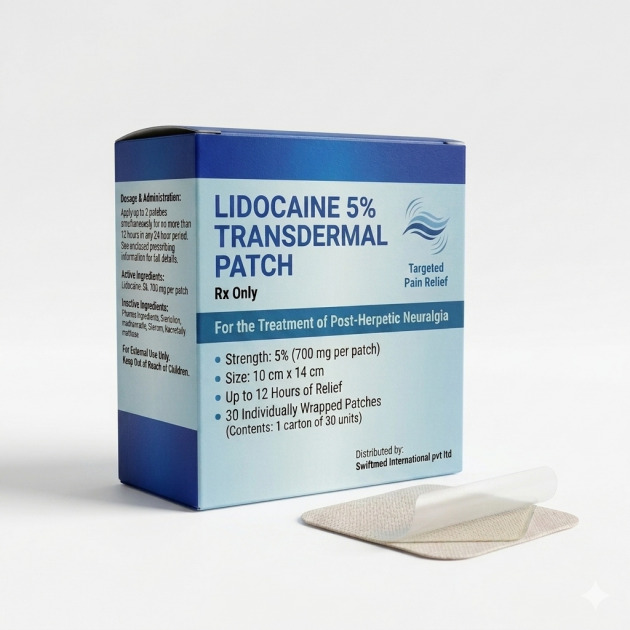 Lidocaine 5% transdermal patch