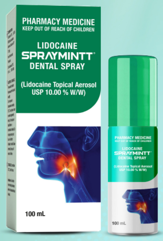 Lidocaine Spraymint Dental spray