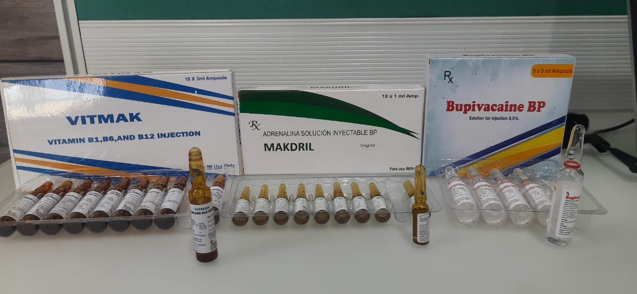 LIQUID AMPOULES AND VIALS | MAKCUR LABORATORIES LTD