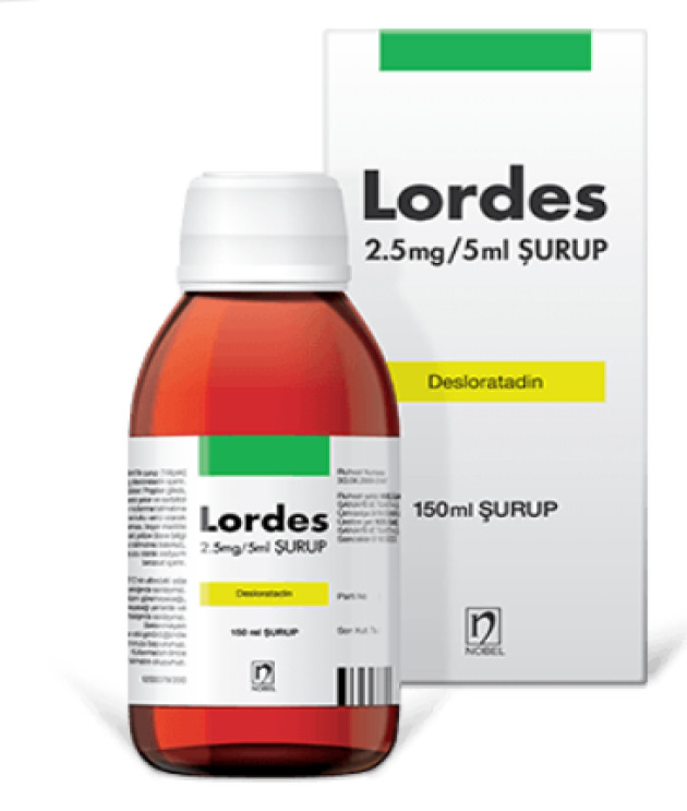 Lordes (Desloratadine) 2.5 mg/5 mL Syrup
