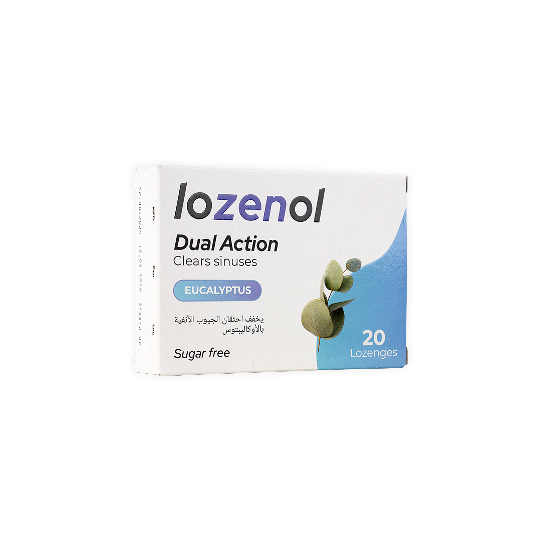 Lozenol Dual Action Sugar Free 20 Lozenges-Eucalyptus 3