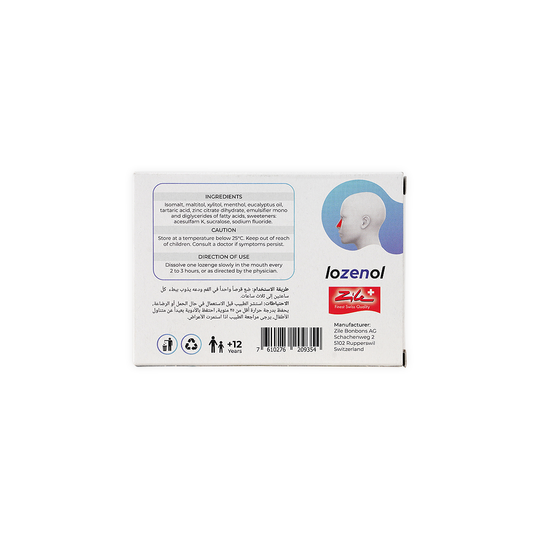 Lozenol Dual Action Sugar Free 20 Lozenges-Eucalyptus 2