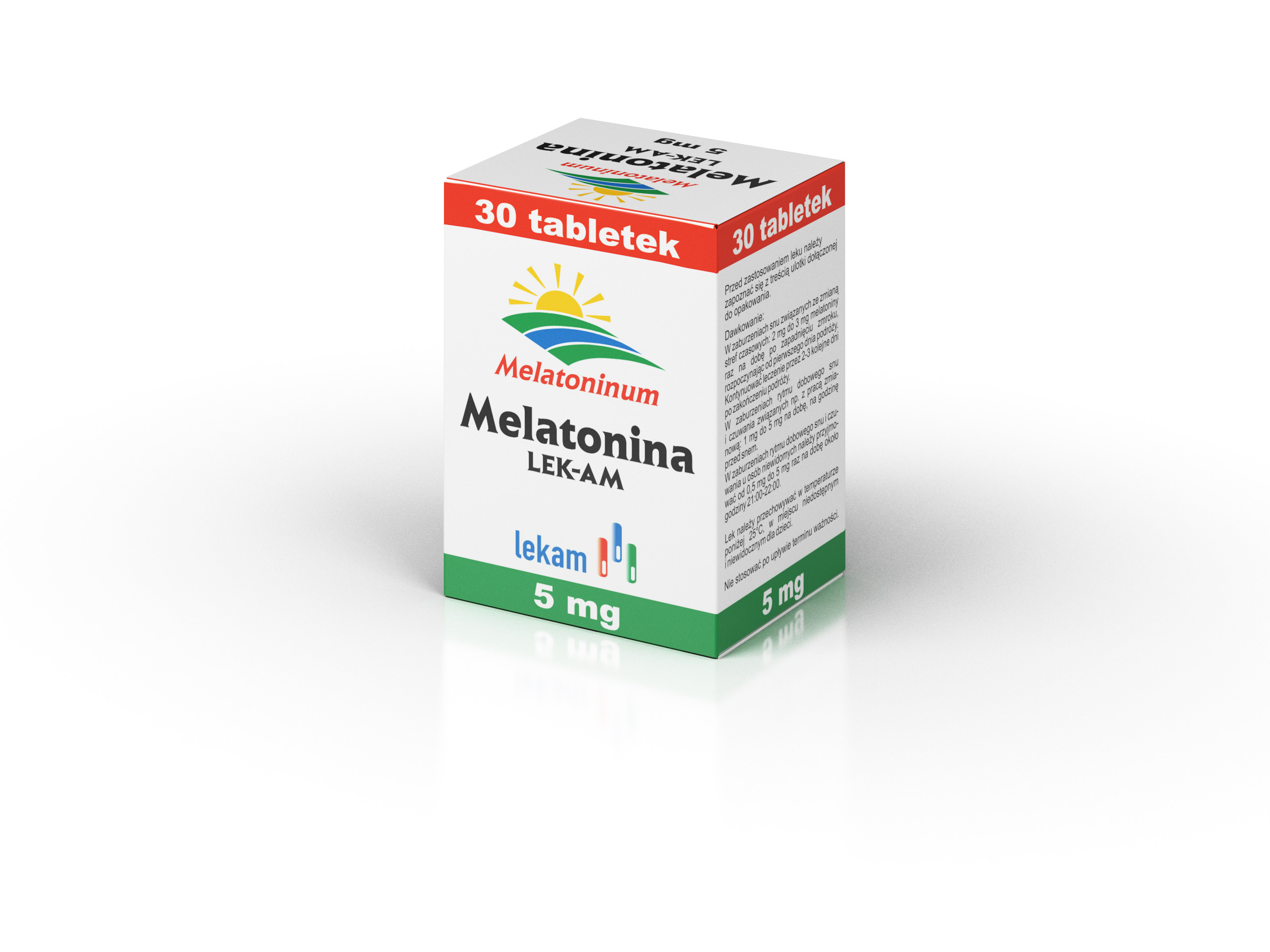 Melatonina LEK-AM 1mg; 3mg; 5mg