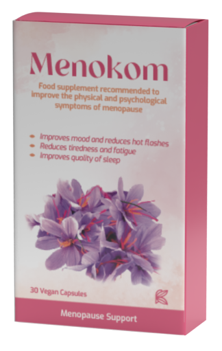 Menokom - is a unique food supplement recommended to improve the physical and psychological symptoms of menopause