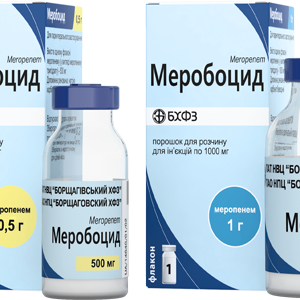 MEROPENEM  500 mg, 1 g powder for solution for injection