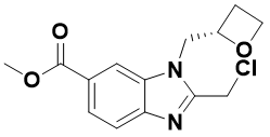 Methyl (S)-2-(Chloromethyl)-1-(2-oxetanylmethyl)-1H-benzo[d]imidazole-6-carboxylate 2230200-76-5