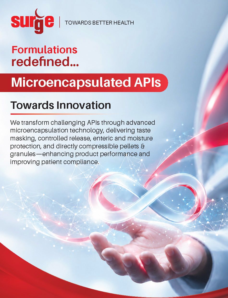 Microencapsulated API (Coated Granules, Pellets & MUPS) 1