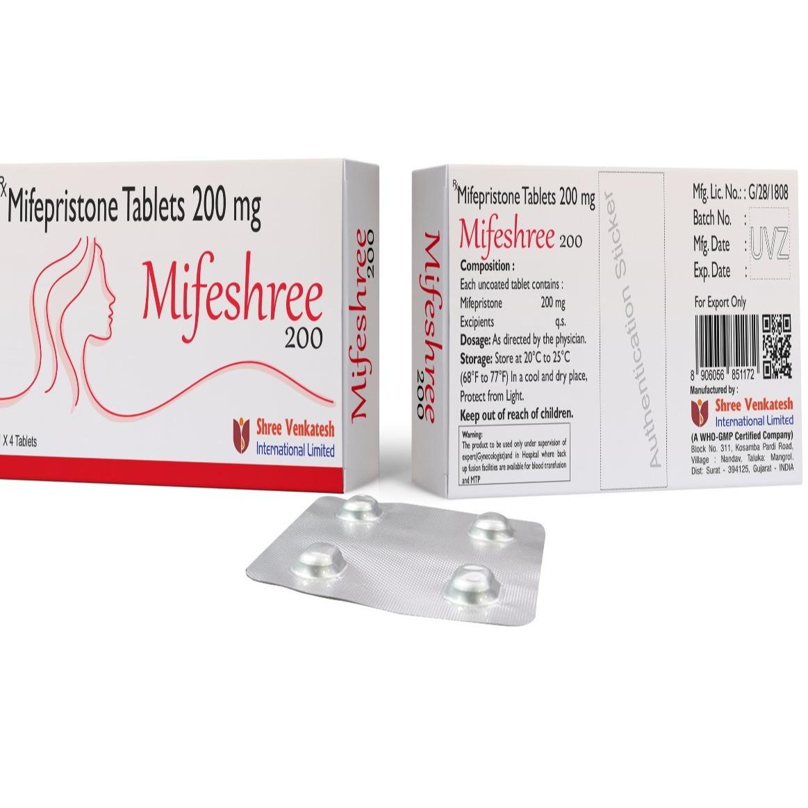 Mifepristone Tablets 200 mg