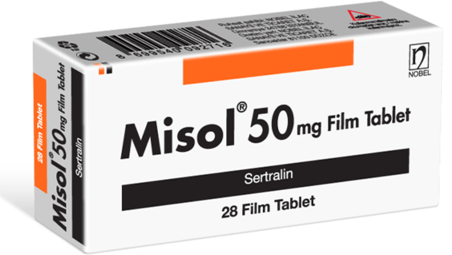 Misol (Sertraline HCI) 50 mg, 100 mg Film Coated Tablet