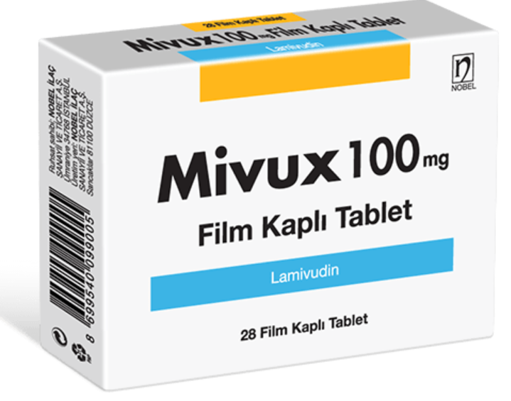 Mivux (Lamivudine)100 mg, 150 mg, 300 mg  Film Coated Tablet