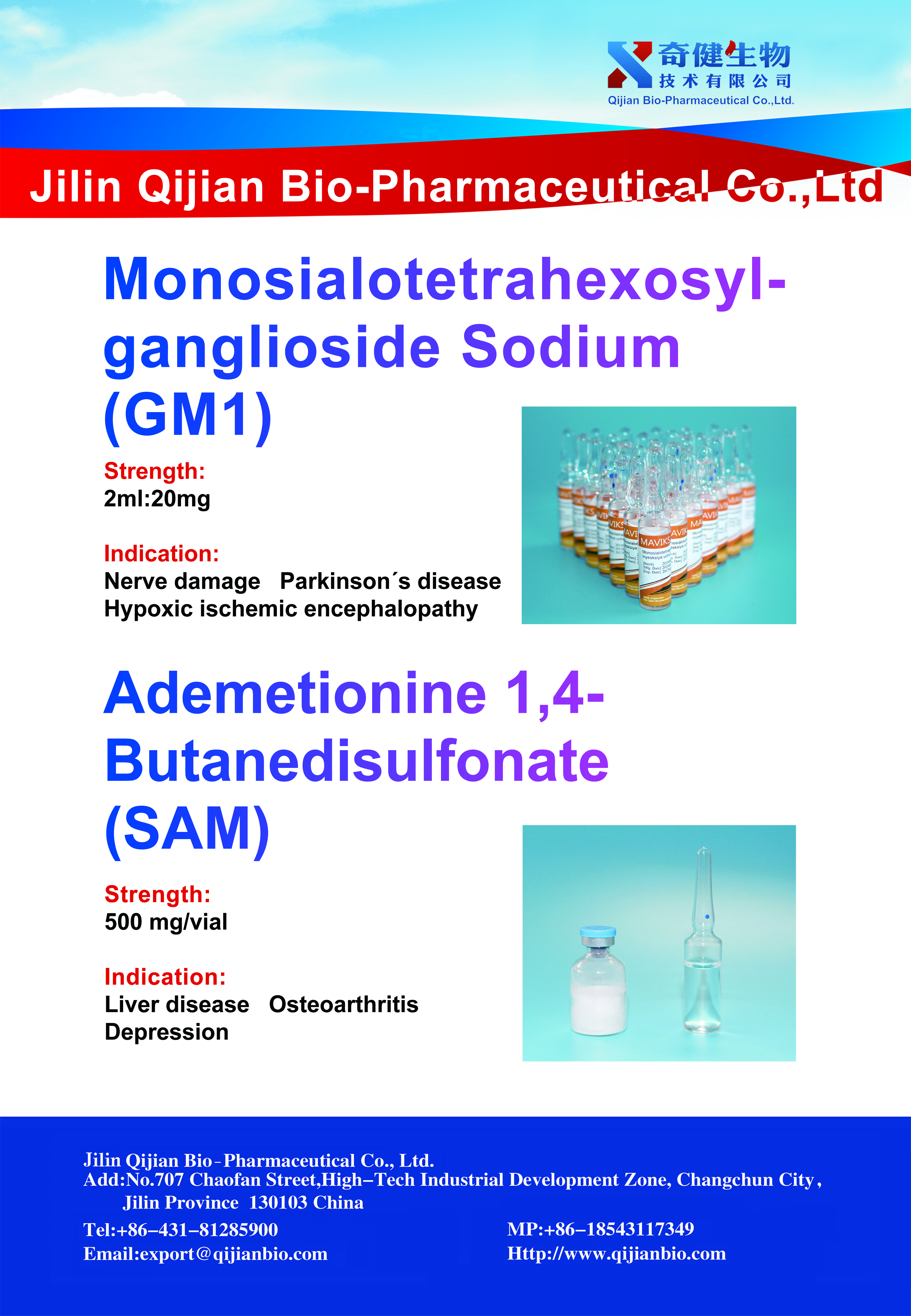 Monosialotetrahexosylganglioside Sodium (GM1)
