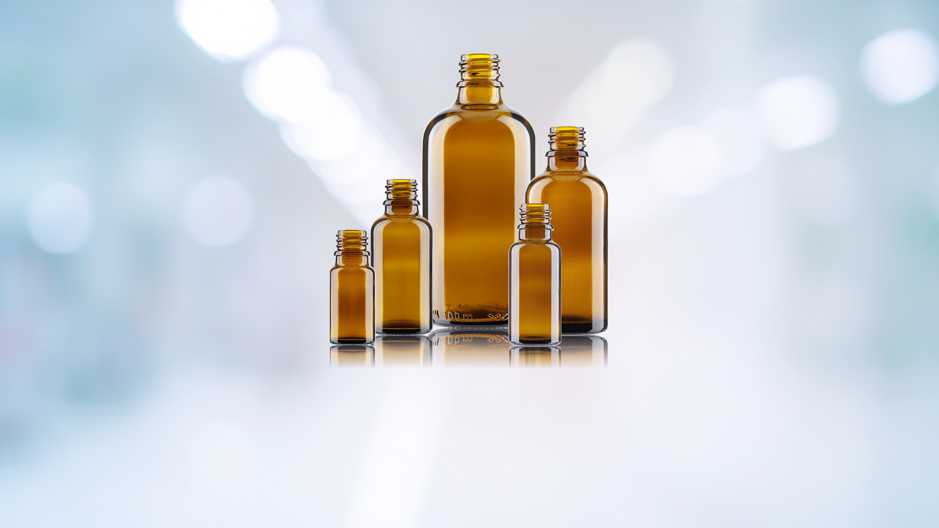 Moulded Glass Dropper Bottles
