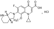 Moxifloxacin hydrochloride and sodium chloride injection