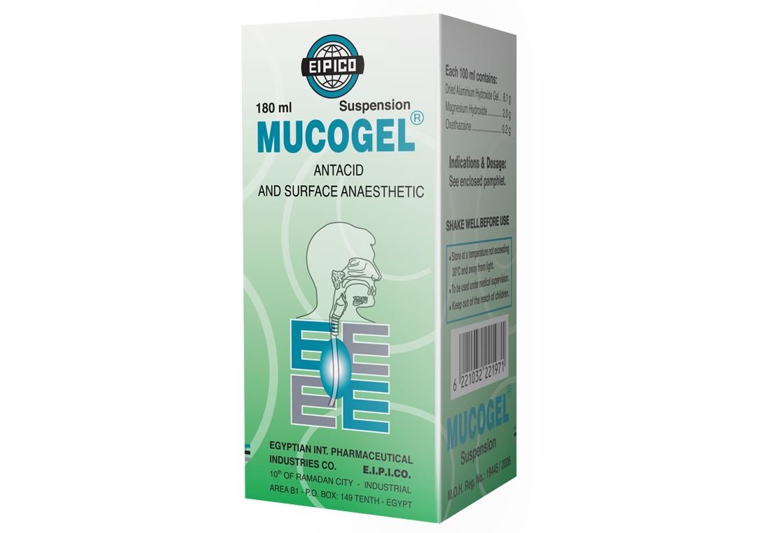 MUCOGEL ® (Dried aluminium hydroxide gel,Magnesium hydroxide,Oxethazaine)