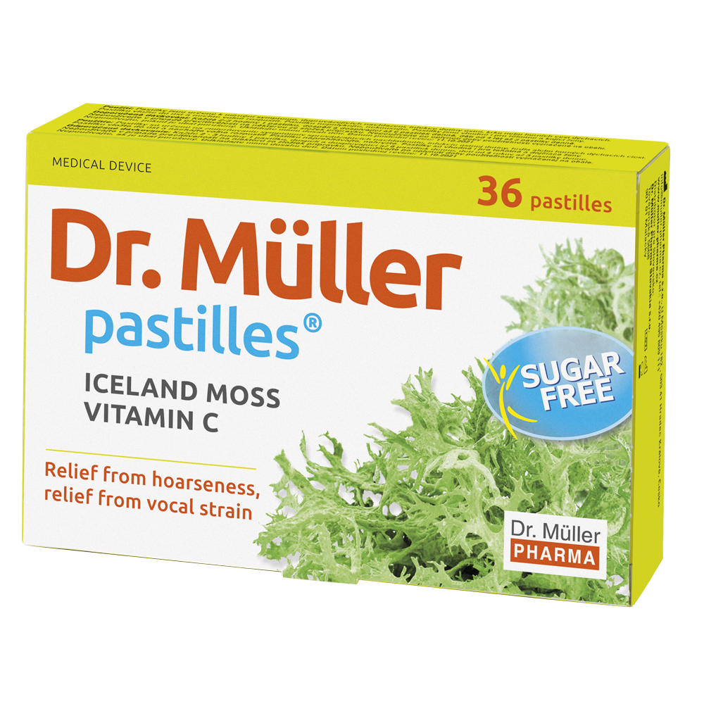 Müller Pastilles with Iceland Moss and Vit. C sugarfree