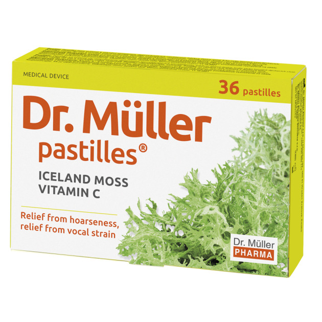 Müller Pastilles with Iceland Moss and Vit. C