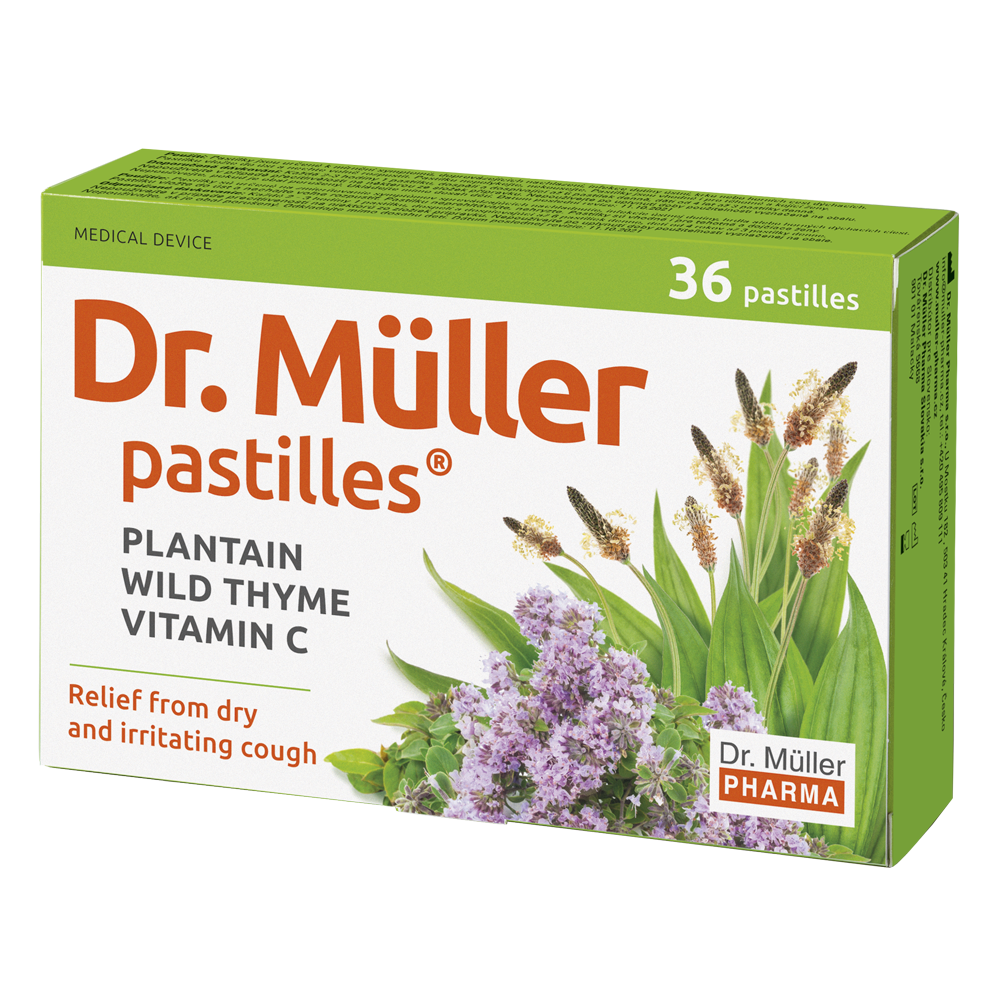 Müller Pastilles with Plantain, Wild Thyme and Vit. C