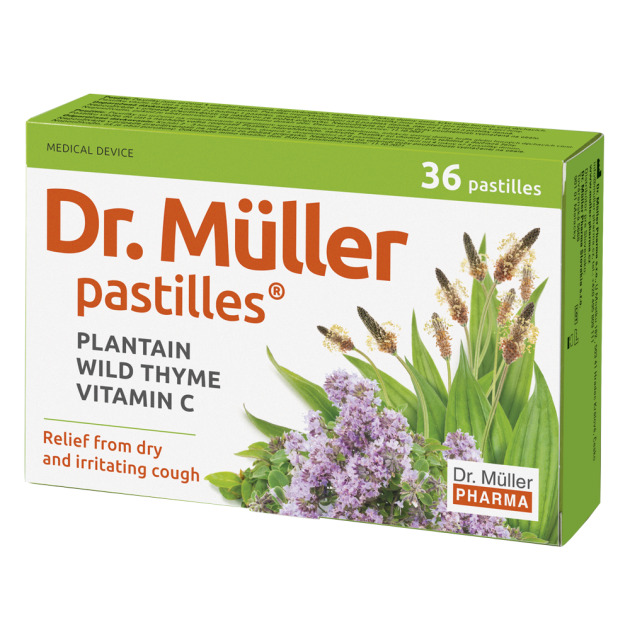 Müller Pastilles with Plantain, Wild Thyme and Vit. C