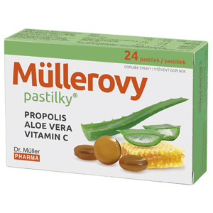 Müller Pastilles with Propolis, Aloe Vera and Vit. C