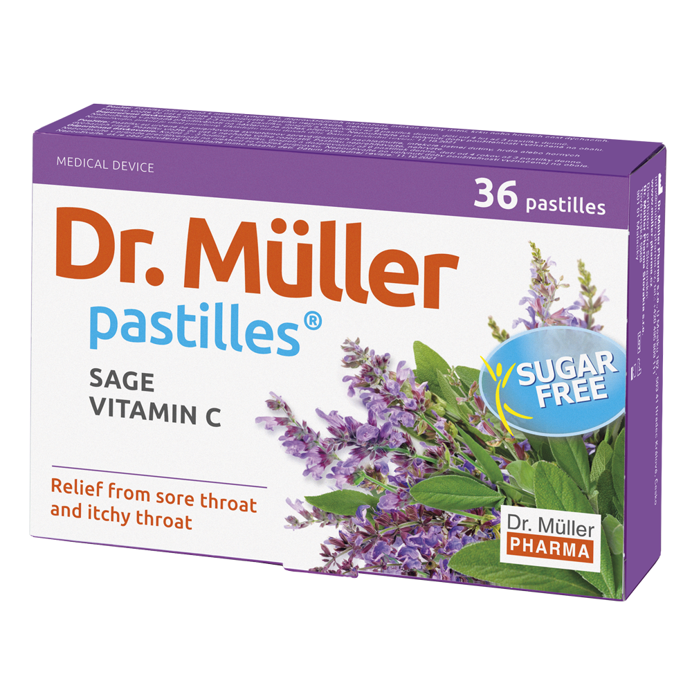 Mller Pastilles with Sage and Vit. C sugarfree | CPHI Online