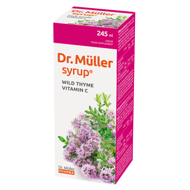 Müller Syrup with Wild Thyme and Vitamin C, 245 ml