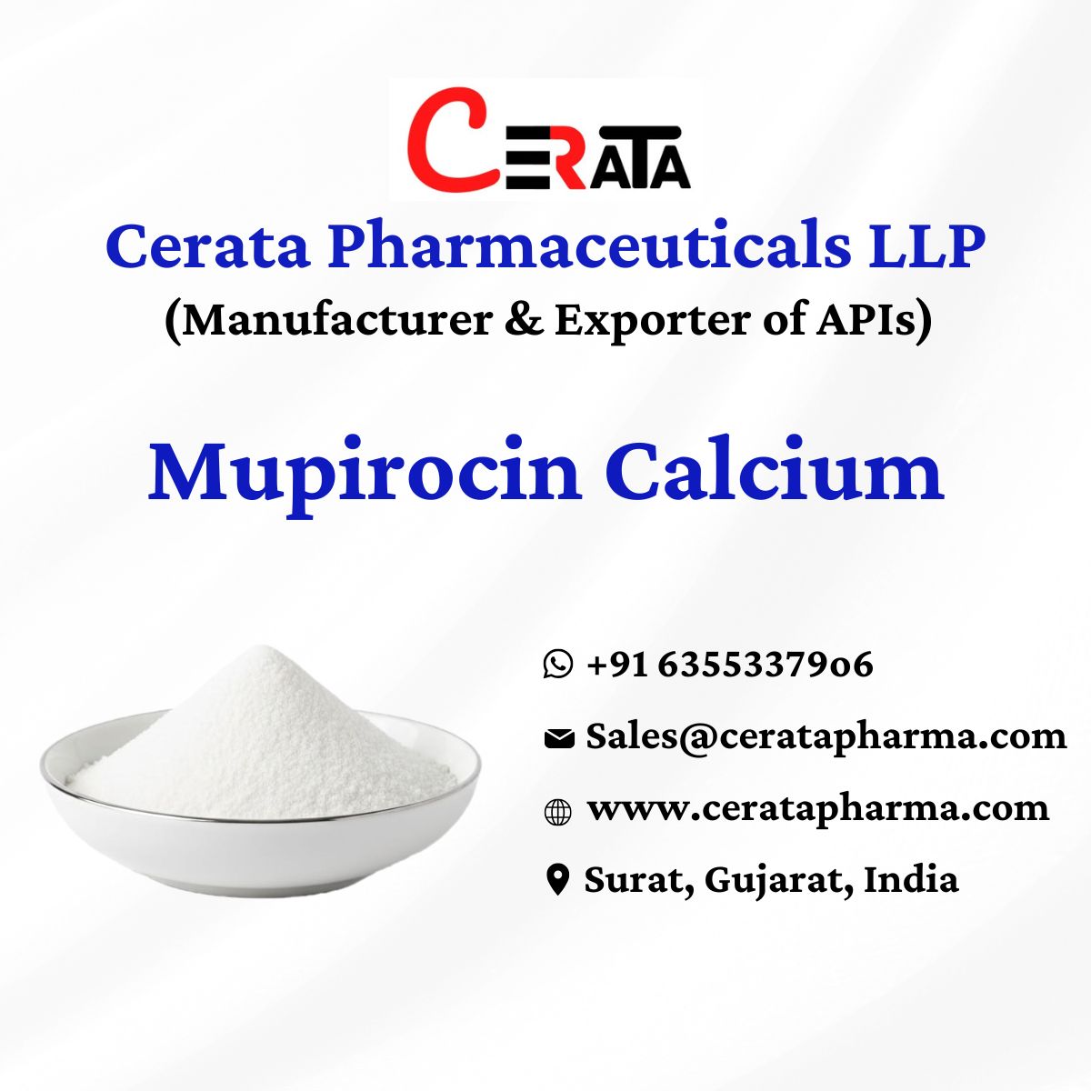 Mupirocin Calcium API 1