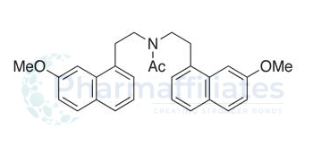 n,n-bis[2-(7-methoxy-1-naphthalenyl)ethyl]acetamide