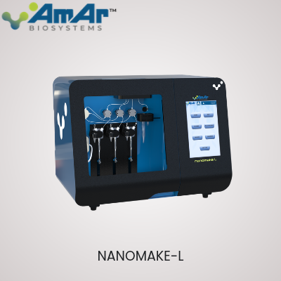 Nanomake-L Automated Microfluidic Nanoparticle & LNP Formulation Platform (Microfluidics) (Nanoformulations) (Cell & Gene Therapy)