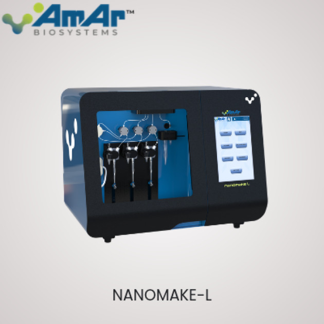 Nanomake-L Automated Microfluidic Nanoparticle & LNP Formulation Platform (Microfluidics) (Nanoformulations) (Cell & Gene Therapy)