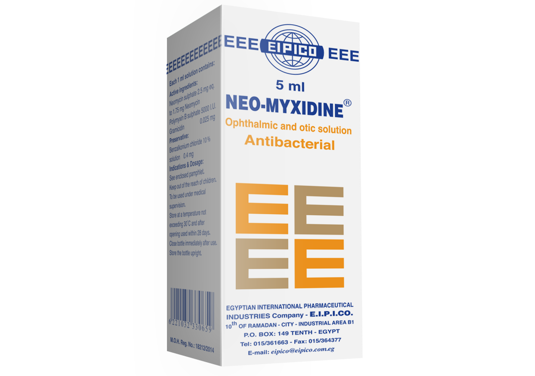 NEO-MYXIDIN ® (polymyxin B sulphate, neomycin, gramicidin)