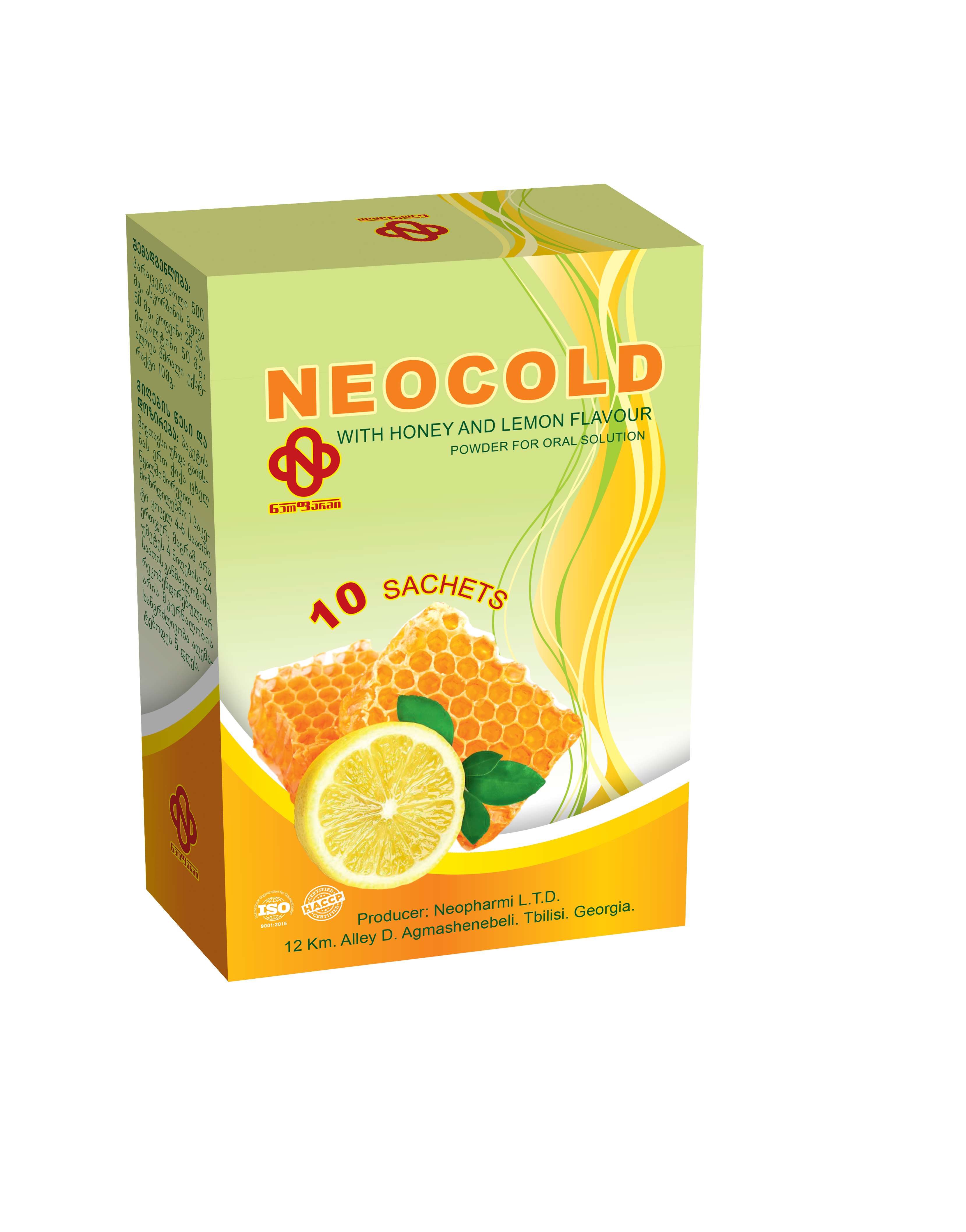 Neocold capsule and sachets 2