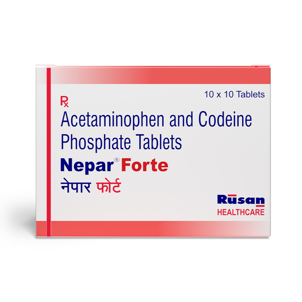 Nepar Forte - Acetaminophen and Codeine Phosphate Tablets 1