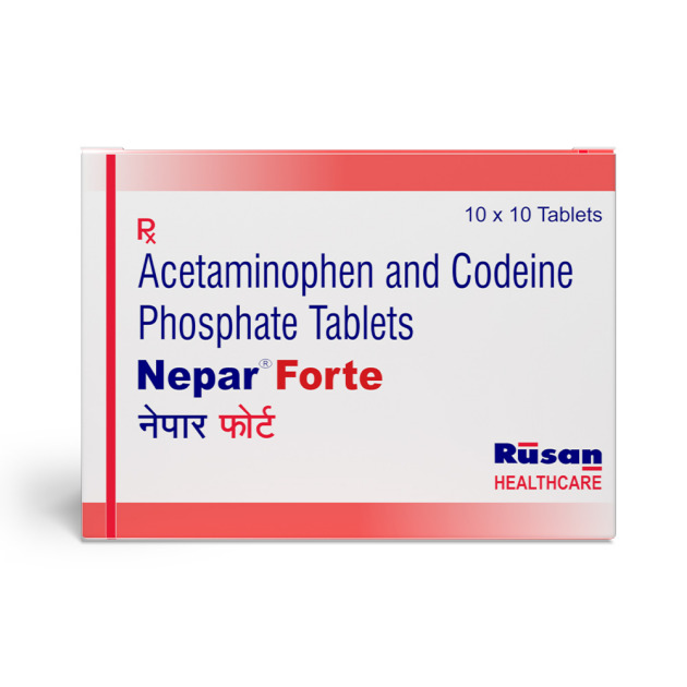 Nepar Forte - Acetaminophen and Codeine Phosphate Tablets