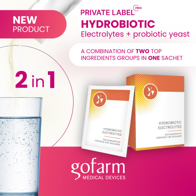 NEW: Hydrobiotic 2in1 Electrolytes & probiotic yeast