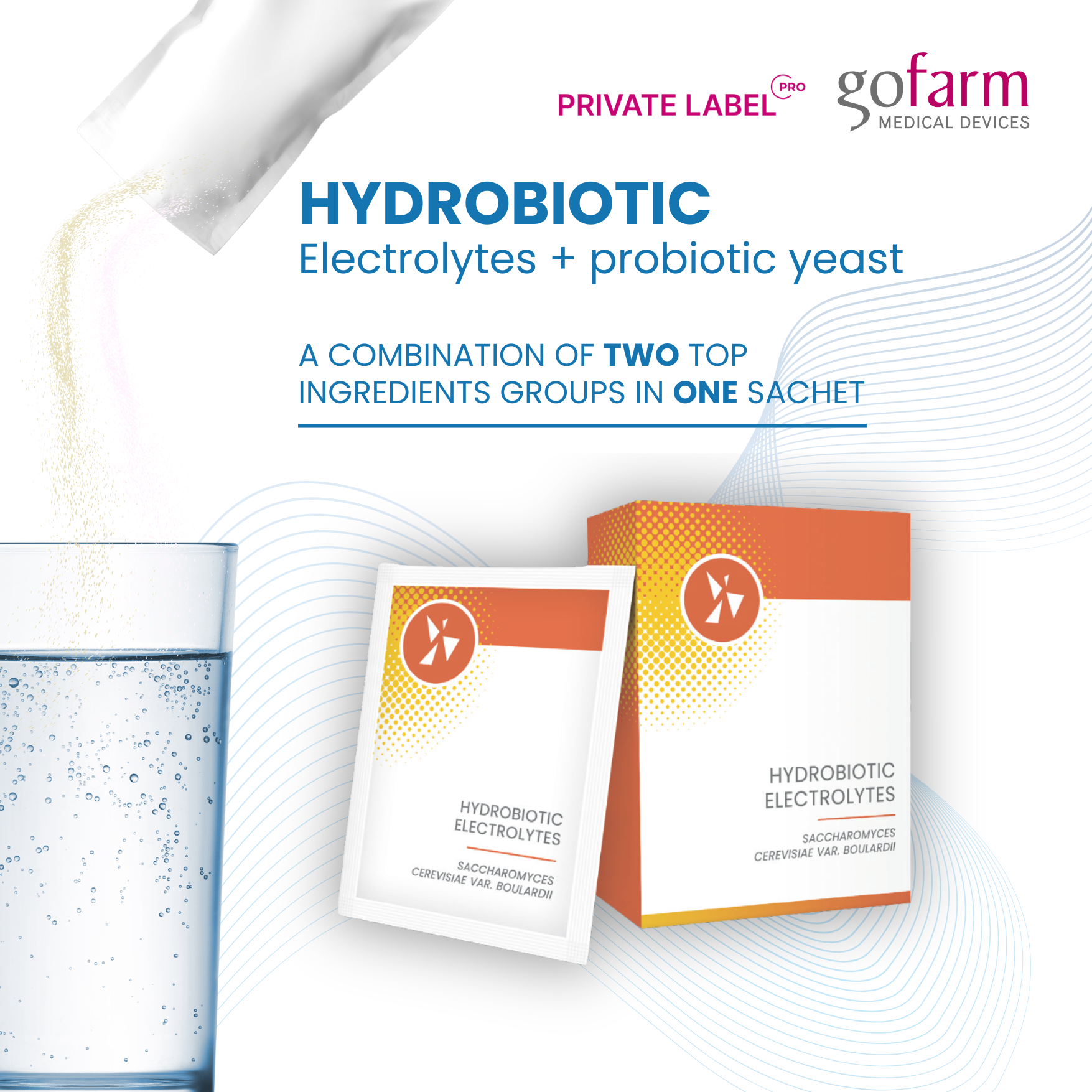 NEW: Hydrobiotic 2in1 Electrolytes & probiotic yeast