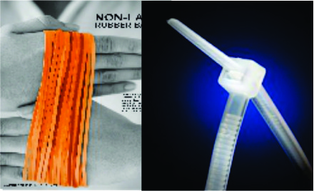 Nile Polymer - Auotclavable Cable Tie & Rubber Band