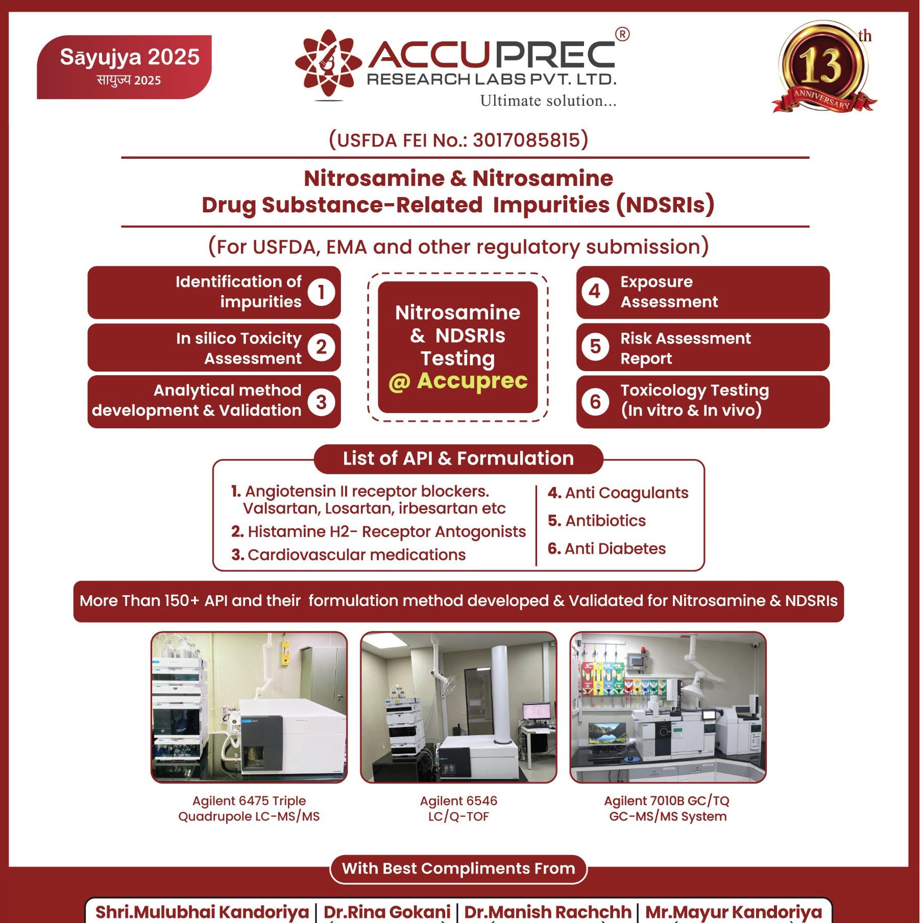 Nitrosamine / NDSRI Testing