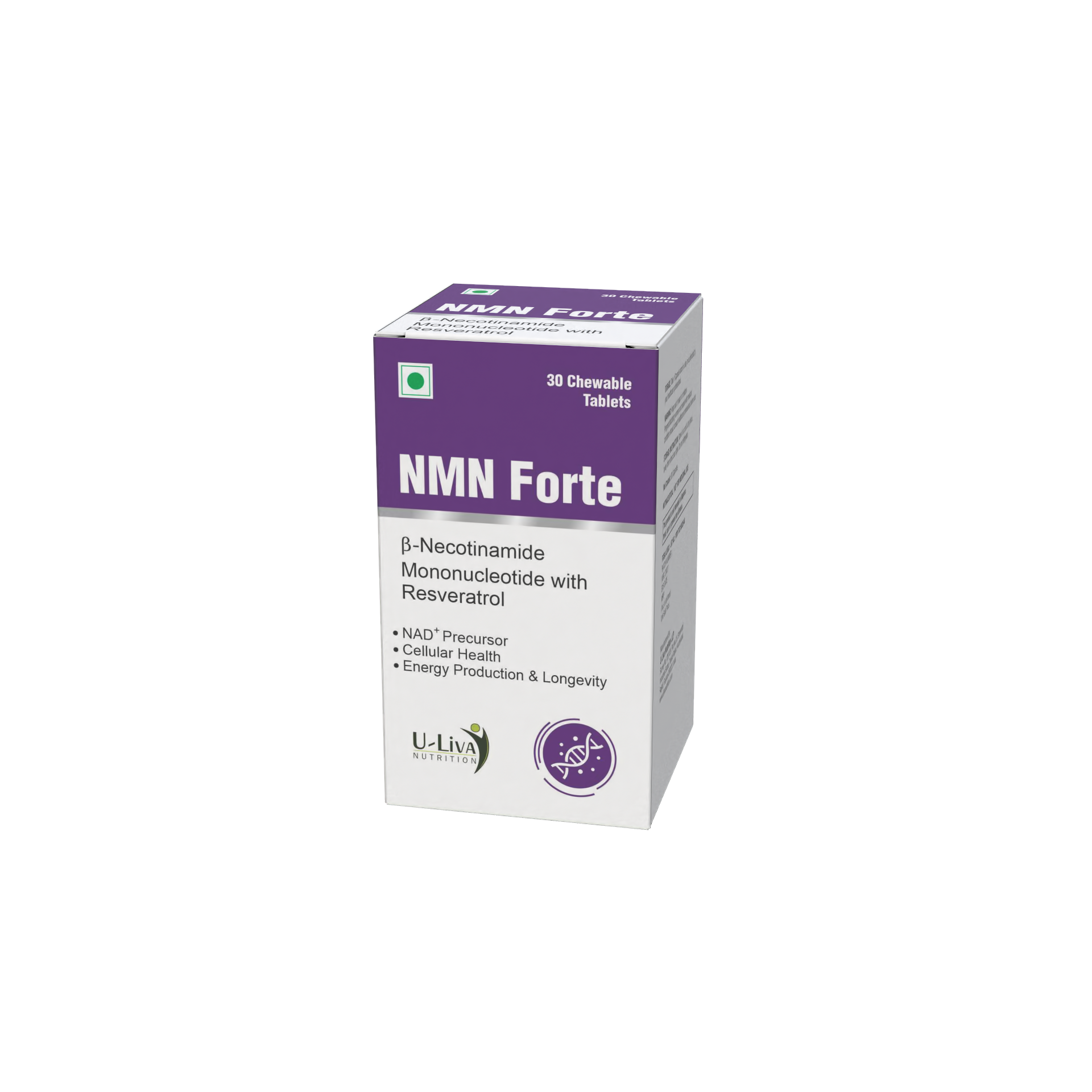 NMN FORTE CHEWABLE TABLET FOR LONGEVITY (CLEAN LABEL SUPPLEMENT)