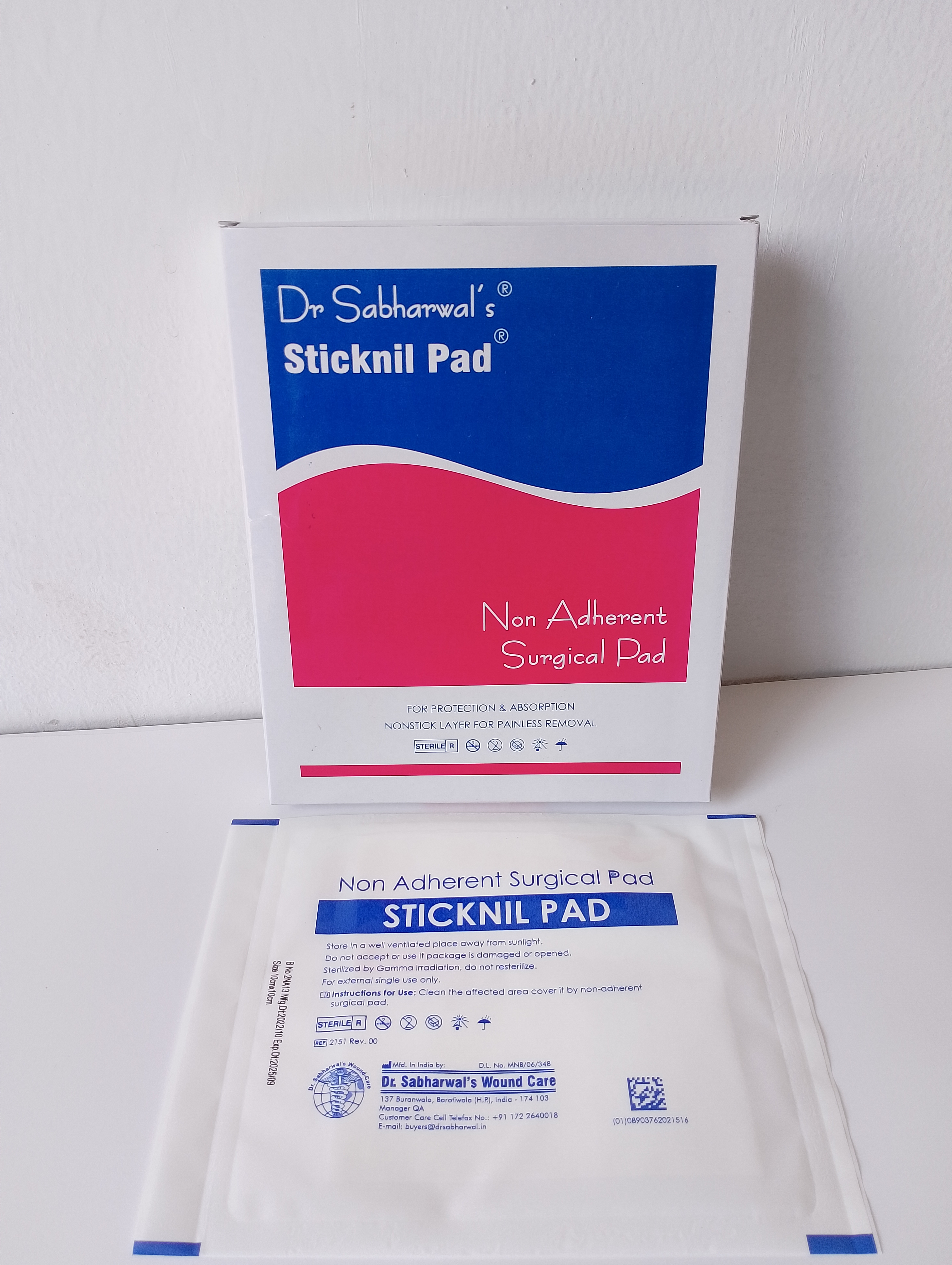 Non Adherent Pad Sticknil Pad 1
