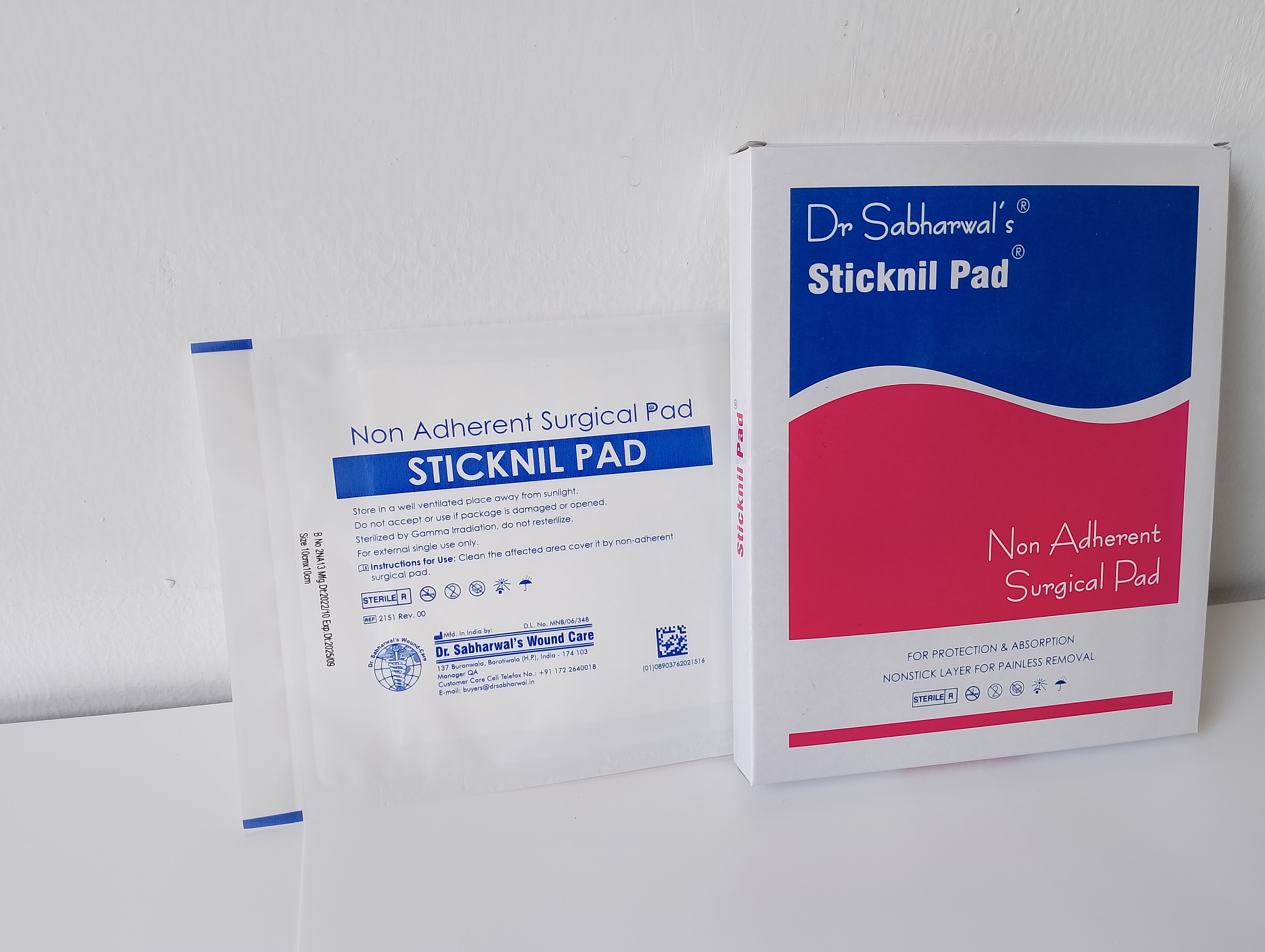 Non Adherent Pad Sticknil Pad 2